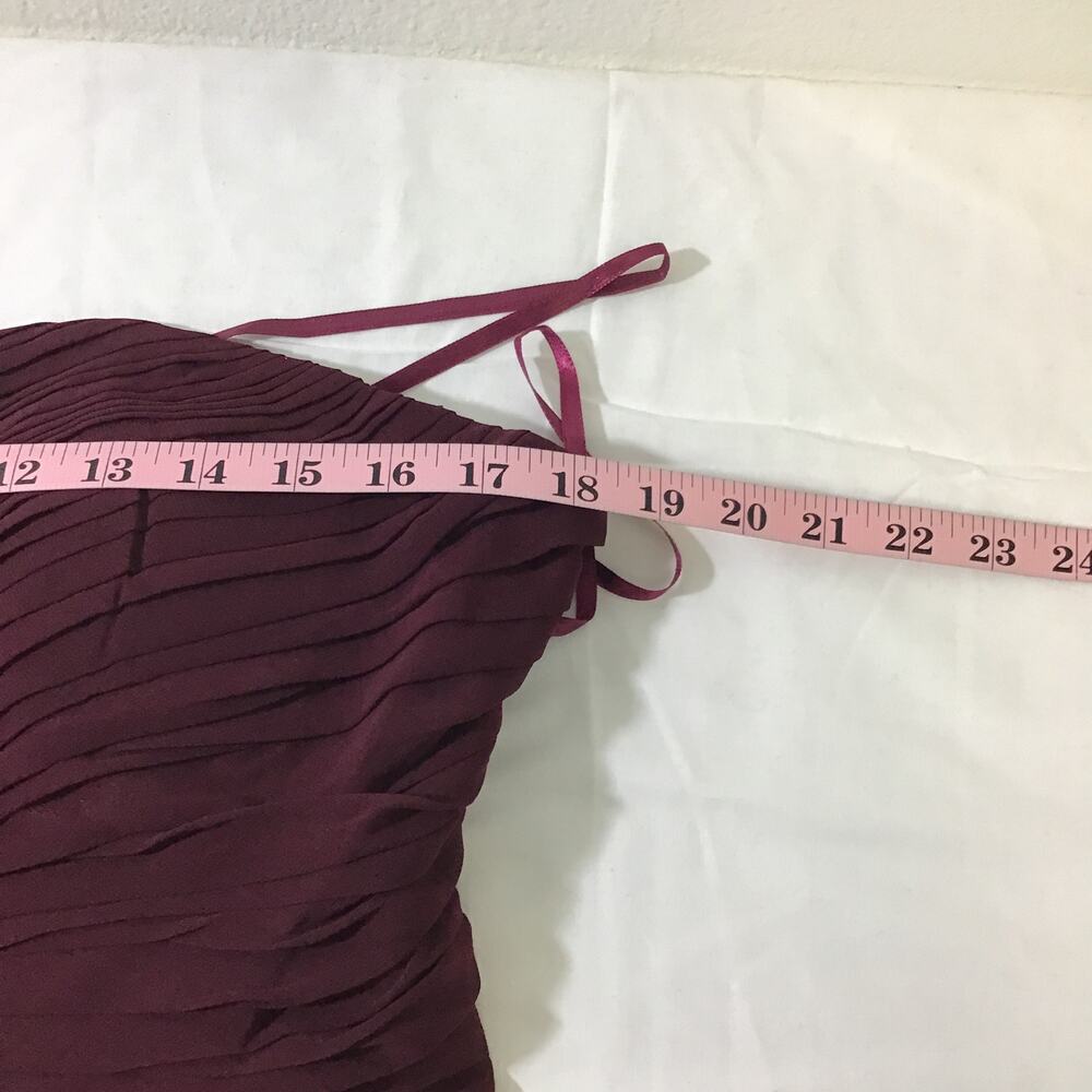 Aspeed Strapless Burgundy Evening Gown - Picture 9 of 11